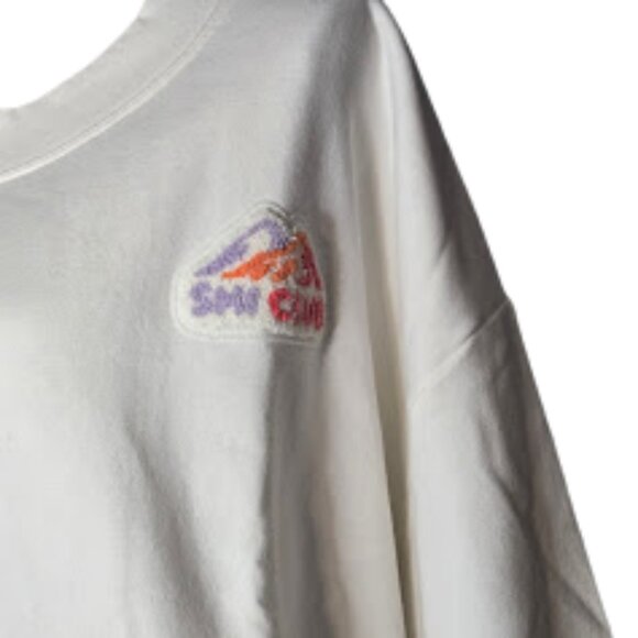 NWT All in Motion Women's plus Ivory Core Fleece Crew Cropped Sweatshirt Size 4x - Picture 8 of 11